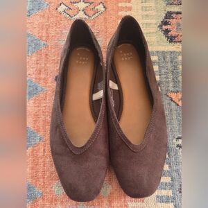 A New Day Women's Dark Brown Flats Sz 9.5